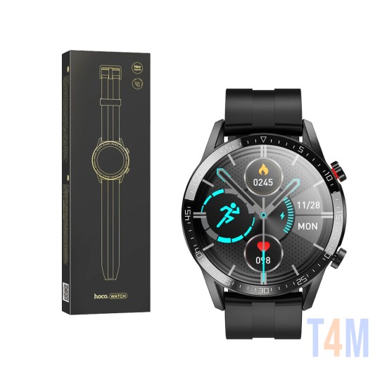 Smartwatch Hoco Y2 Pro 1.28 Tela TFT Chamada Versão Preto